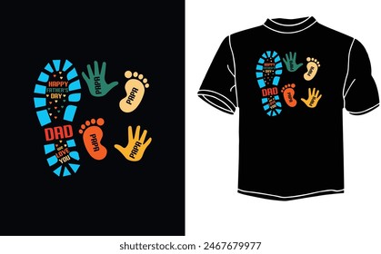 Father's day t shirt design.