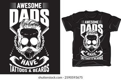  Father's Day T shirt Design, vector Father's Day T shirt design, Dad shirt, Father typography T shirt design.T-shirts Funny quotes. T-shirt Design template for Fathers' day.