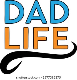 Fathers Day T shirt design.This is an editable eps vector file.