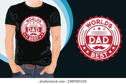 Vatertag T-Shirt Design-Typografie Papa Papa Papa T-Shirt Design-Design