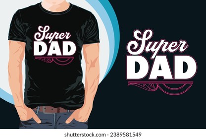 Vatertag T-Shirt Design-Typografie Papa Papa Papa T-Shirt Design-Design