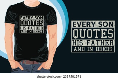 Vatertag T-Shirt Design-Typografie Papa Papa Papa T-Shirt Design-Design