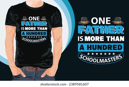 Vatertag T-Shirt Design-Typografie Papa Papa Papa T-Shirt Design-Design