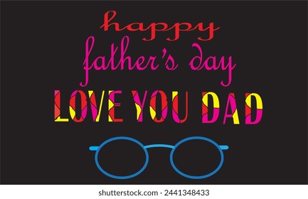  Father's day T- shirt and Father's Day poster or banner template and  background. Greetings and presents for Father's Day in flat lay styling. Promotion and shopping template for love dad. Black 