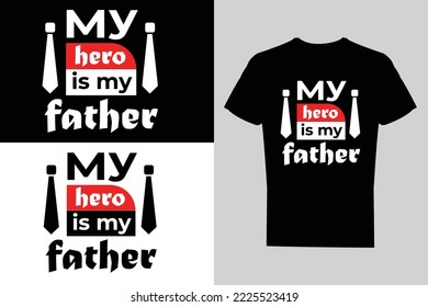 Father's day t shirt template design