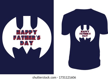 Father's day t shirts design, Happy Father's Day. Vector graphic, typographic poster or t-shirt.