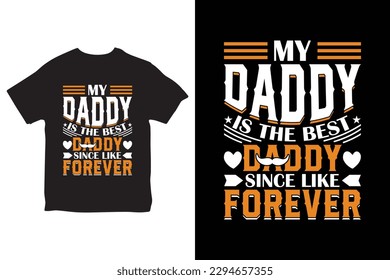 Fathers day tshirt, Dad, Happy father's day, fathers, Best papa  vector, Dad T-Shirt Design