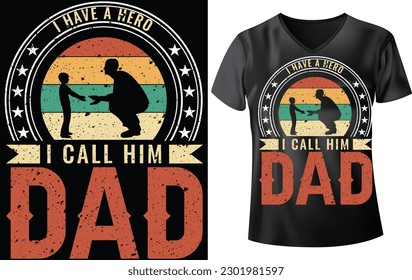 FATHER'S DAY T-SHIRT DESIGN, BEAUTIFUL VECTOR