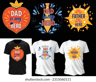 Father's day t-shirt design bundle vector file