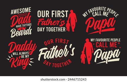 father's day t-shirt design bundle