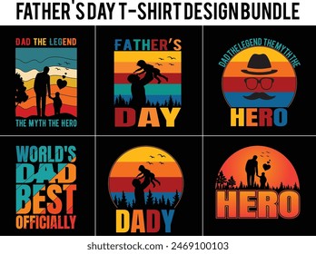 Father's Day t-shirt design bundle