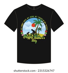 Father's day T-shirt design for business
