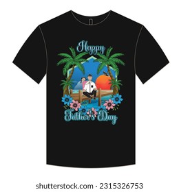 Father's day T-shirt design for business