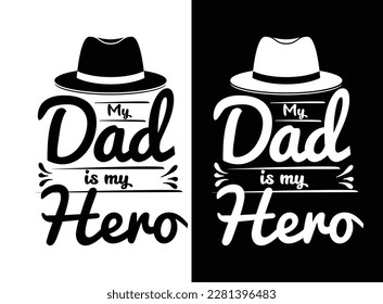 Father's day T-shirt design, Dad T Shirt Design Vector, Papa typography t-shirt, Dad decorative t-shirt, graphic illustration print t-shirt