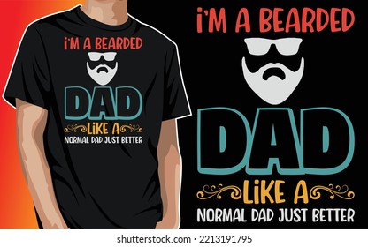 Father's Day T-shirt Design, Daddy Papa Dad Grandpa