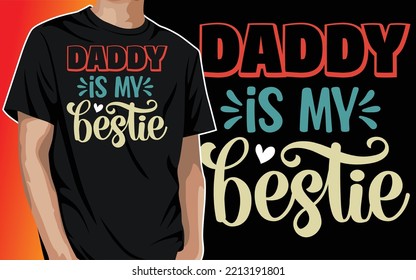 Father's Day T-shirt Design, Daddy Papa Dad Grandpa