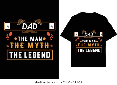 Father's Day t-shirt design, Dad's Day, Papa, Dady t-shirt design.