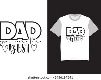 Father's Day T-shirt Design, Father T-shirt design typography