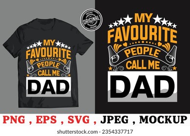 Father's day t-shirt design, Graphic Template