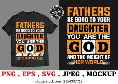 Father's day t-shirt design, Graphic Template