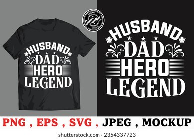 Father's day t-shirt design, Graphic Template