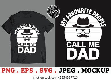 Father's day t-shirt design, Graphic Template