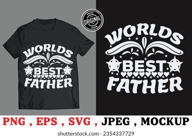 Father's day t-shirt design, Graphic Template