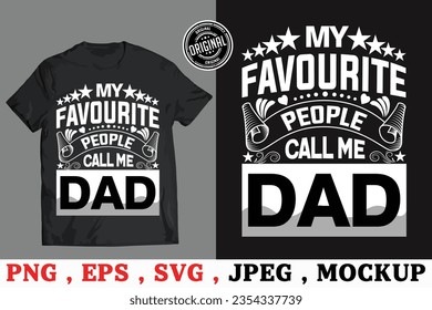 Father's day t-shirt design, Graphic Template