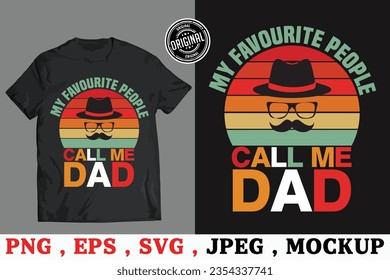 Father's day t-shirt design, Graphic Template