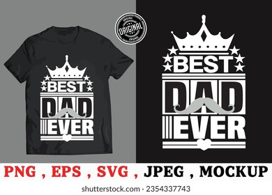 Father's day t-shirt design, Graphic Template