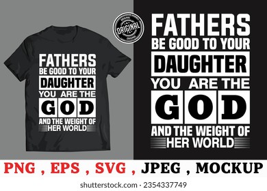 Father's day t-shirt design, Graphic Template