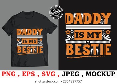 Father's day t-shirt design, Graphic Template