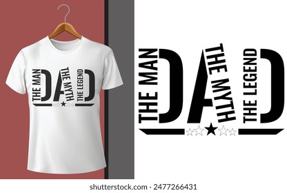 FATHER'S DAY T-SHIRT DESIGN PRINT FILE