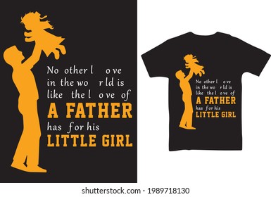 Father's Day T-shirt Design Template.