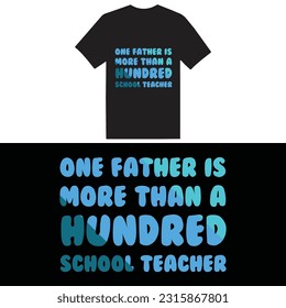 Father's Day T-Shirt Design Template