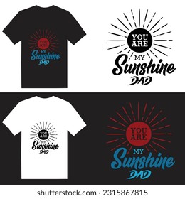 Father's Day T-Shirt Design Template