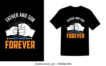 Fathers Day t-shirt design vector. Dad t shirt design vector. Fathers Day slogan for greeting cards, poster, print, t shirt design.