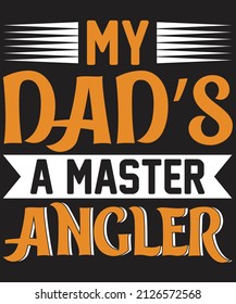 Father's Day T-shirt Design Vector