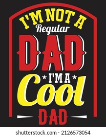 Vector de diseño de camisetas del Día del Padre