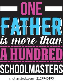 Father's Day T-shirt Design Vector