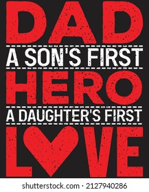 Father's Day T-shirt Design Vector