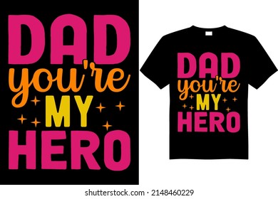 Father's day tshirt design vector file