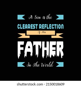vector de diseño de camisetas para el día del padre Vector Premium
