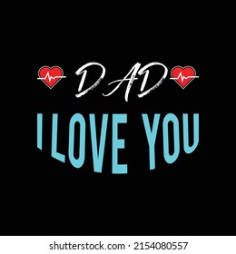 father's day t-shirt design vector 