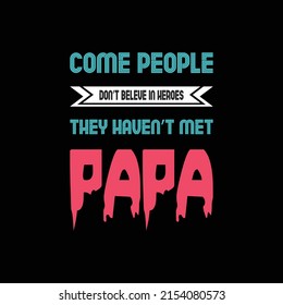 father's day t-shirt design vector 