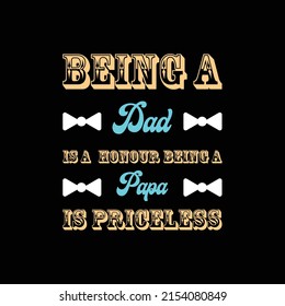father's day t-shirt design vector 