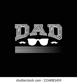 father's day t-shirt design vector 