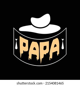 father's day t-shirt design vector 