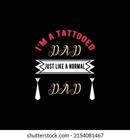 father's day t-shirt design vector 