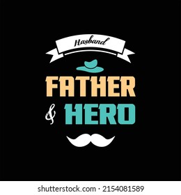 father's day t-shirt design vector 